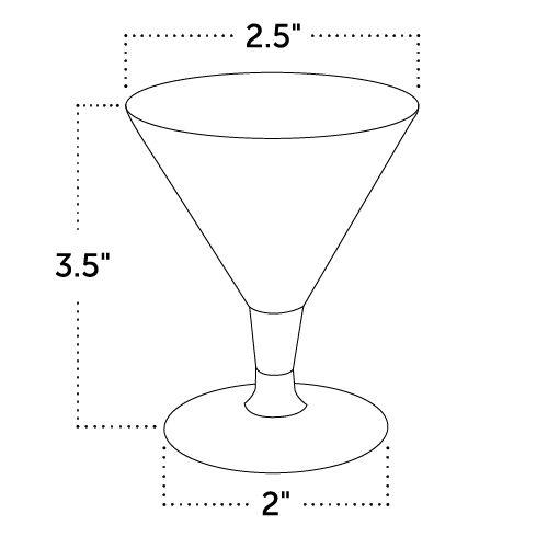 mini martini glass