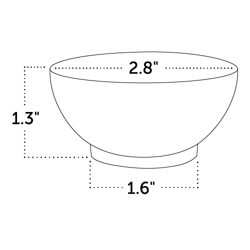 round bowl dish