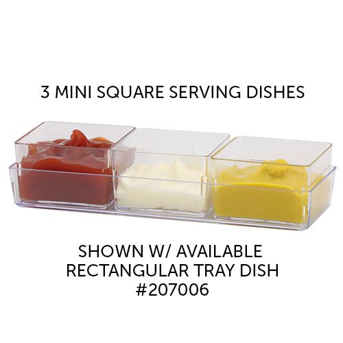 mini square dish