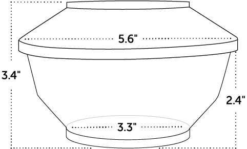 large bowl with lid