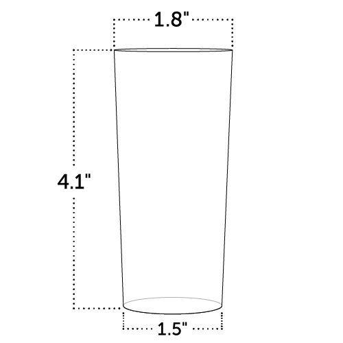 tall round cup