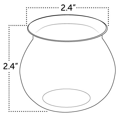 fish bowl cup
