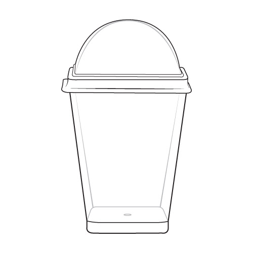 lid for square cup