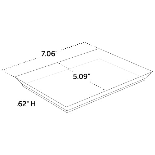 lg rectangle plate