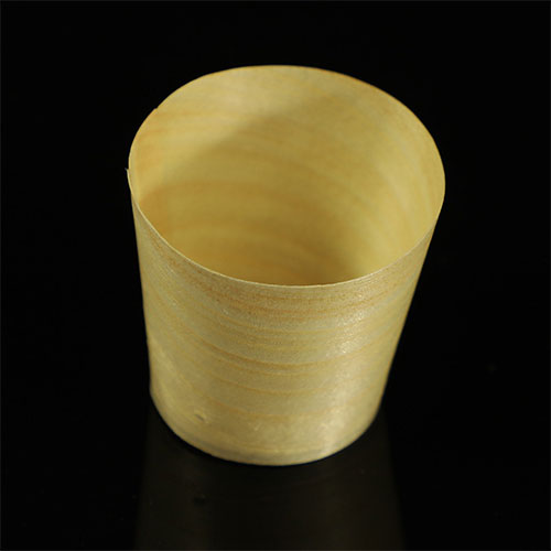 mini wood cups