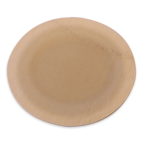 round bamboo plates