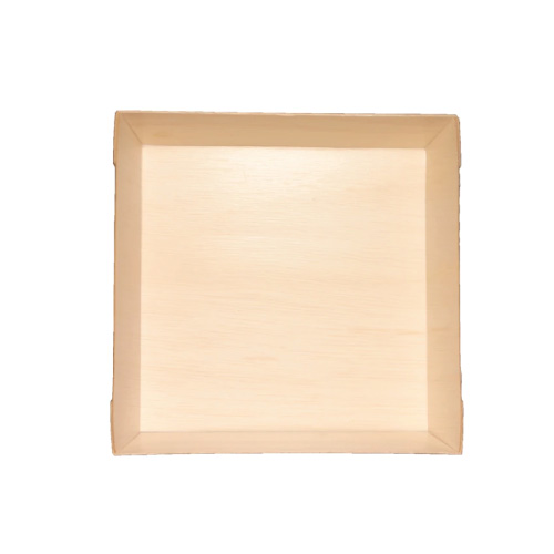 5x5 wooden square tray