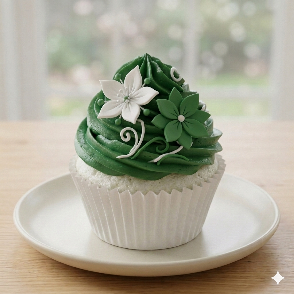 colored cupcake