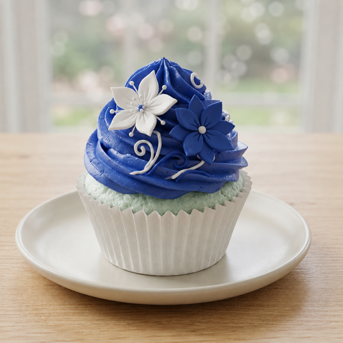 colored cupcake