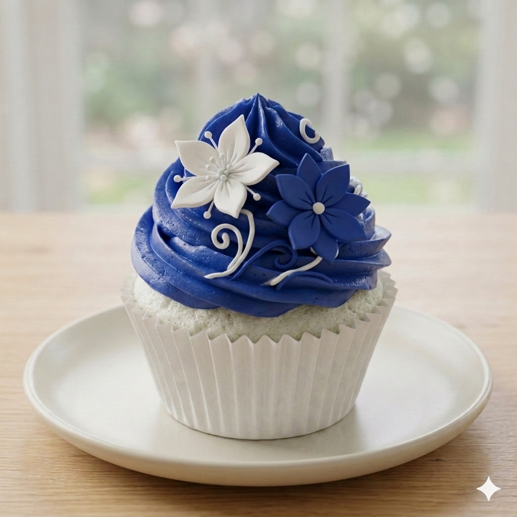 colored cupcake