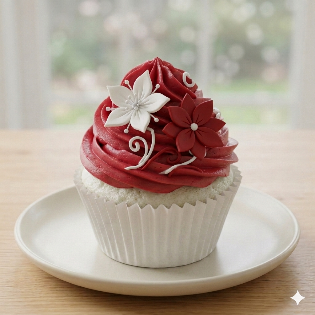 colored cupcake