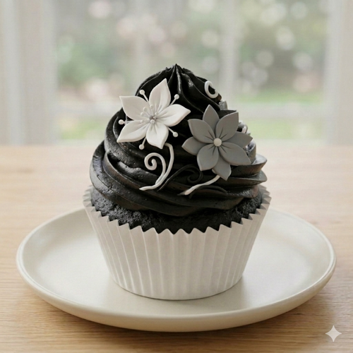 colored cupcake