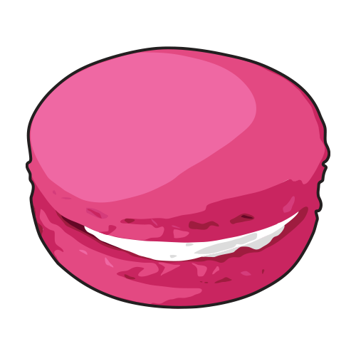 Chef Rubber Pink Macaron Color