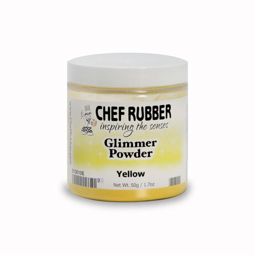 yellow glimmer powder