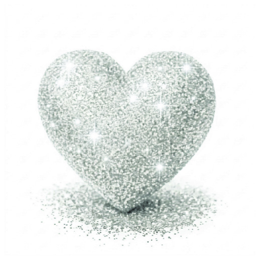 silver lustra glitter