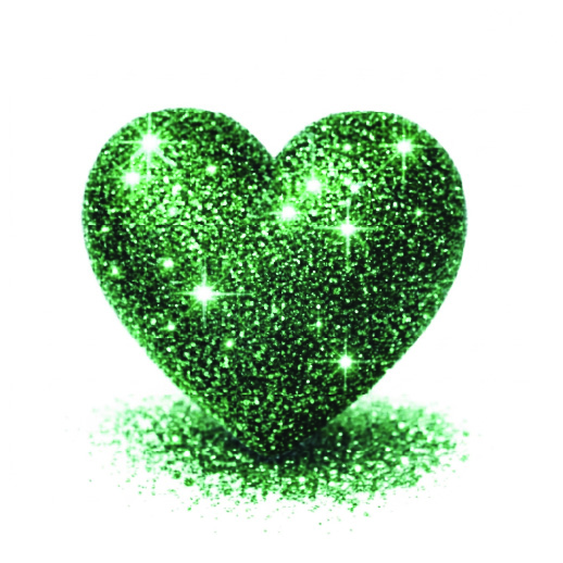 green lustra glitter