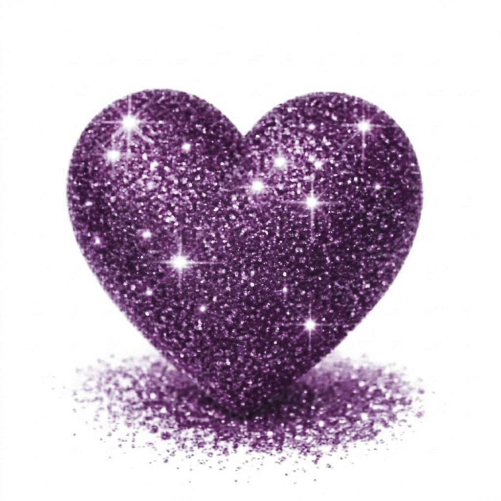 purple lustra glitter
