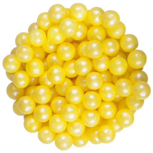 yellow shimmer pearls