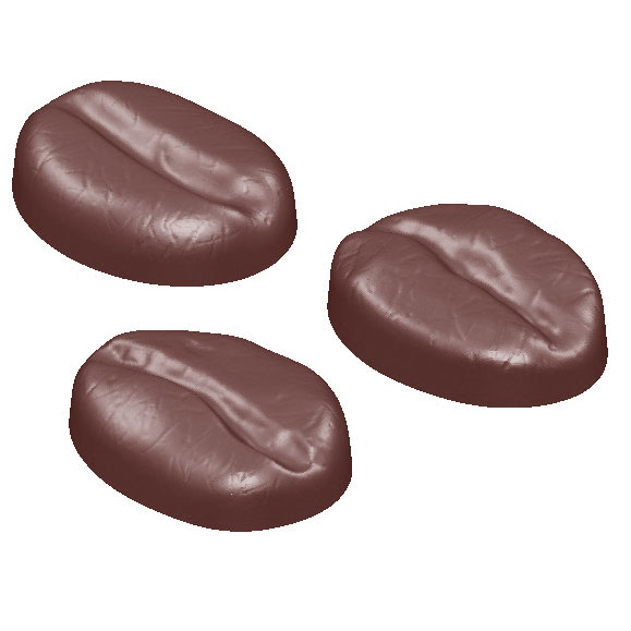 Coffee Bean Chocolate Mould From Chef Rubber
