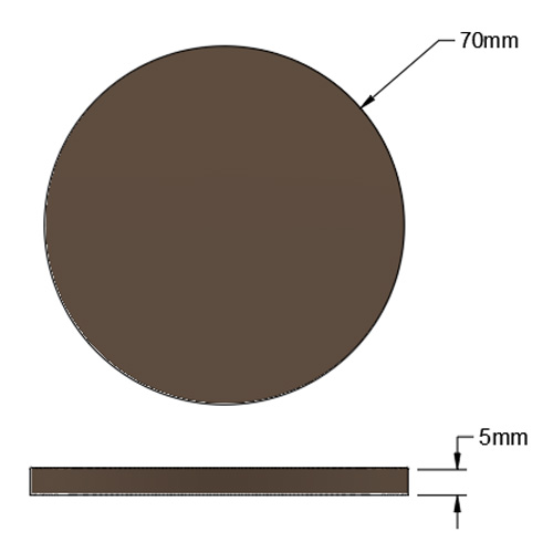 7in disc mould