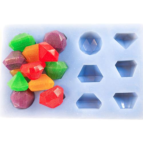 Assorted Gems Hard Candy Mold