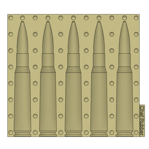 50 cal ammo mould