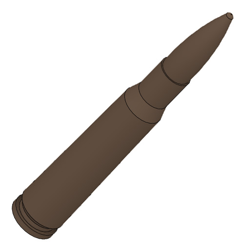 50 cal ammo mould