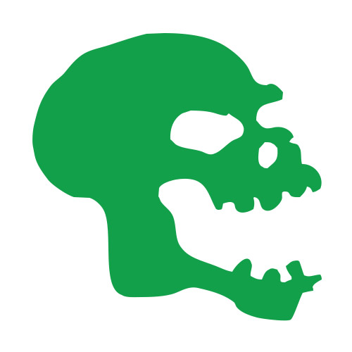 skull inlay