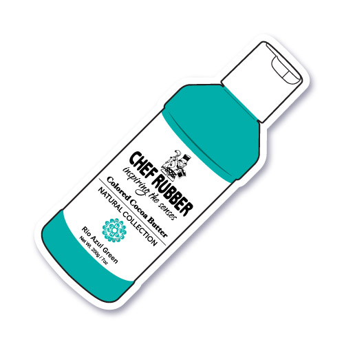 rio azul green sticker
