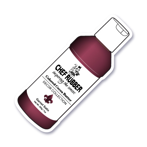 garnet satin sticker