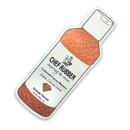 orange garnet sticker