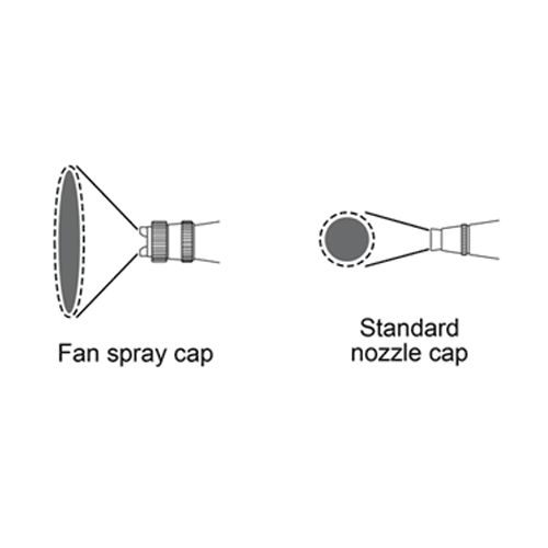 fan spray cap