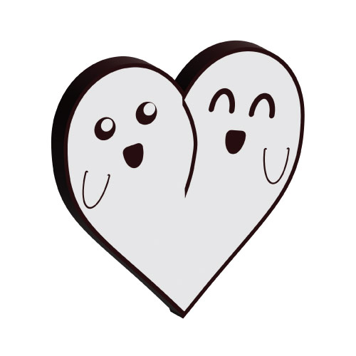 playful ghosts