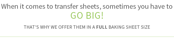 Chef Rubber Full Baking Sheet Transfer Sheets - Size Matters!