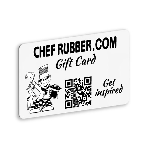 chef rubber gift card