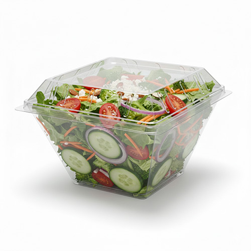 Lg Square Bowl and Lid